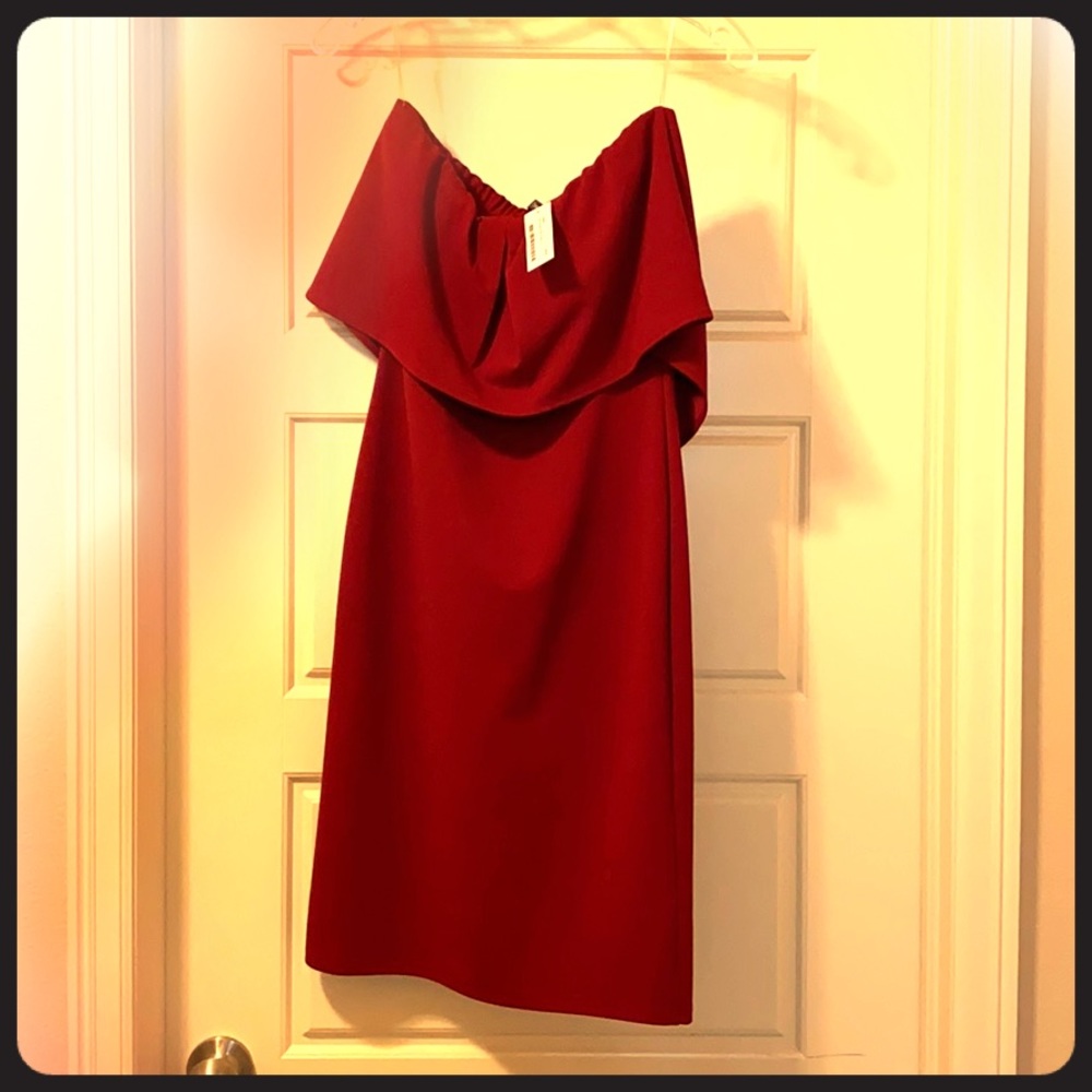 Strapless cocktail dress